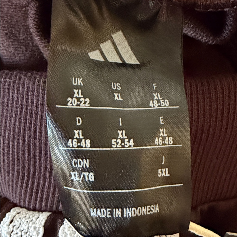 NWT Women's Adidas Yoga Essentials Cuffed Shadow Brown Jogger Pants XL - Picture 6 of 6